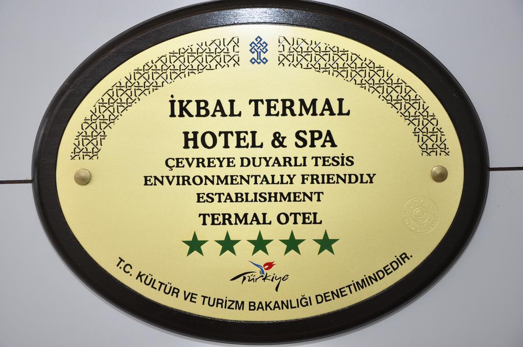 Ikbal Thermal Hotel & Spa Afyon Афьон Экстерьер фото